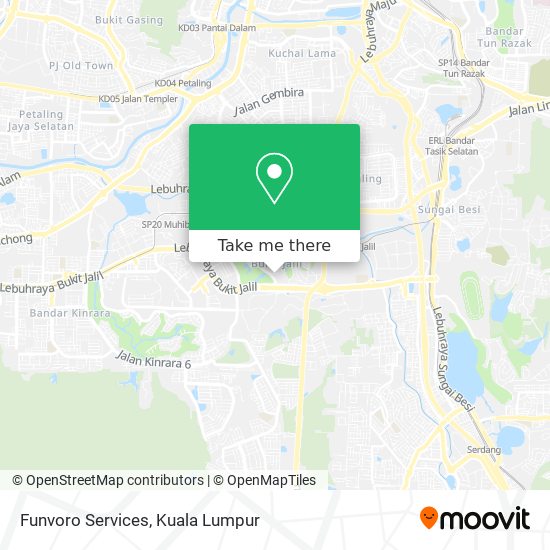 Funvoro Services map