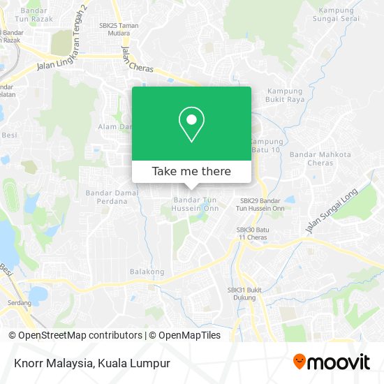 Knorr Malaysia map