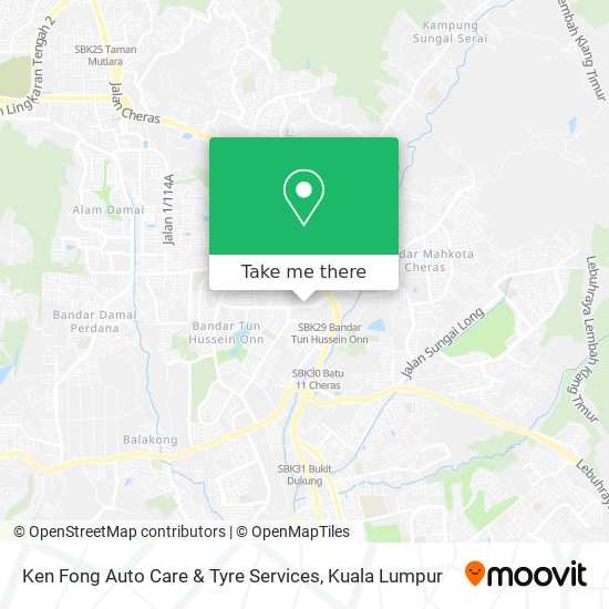 Ken Fong Auto Care & Tyre Services map