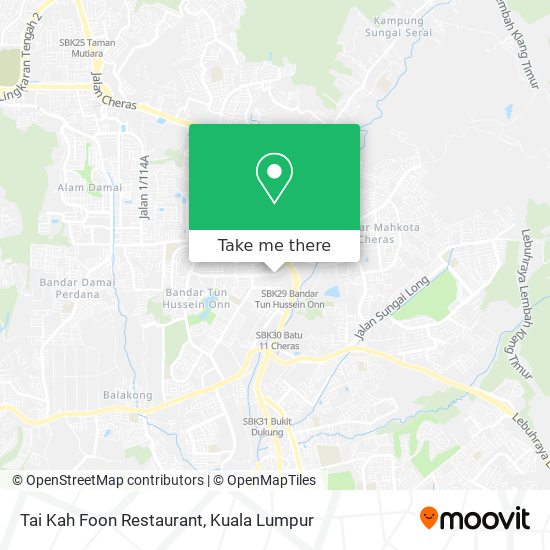 Tai Kah Foon Restaurant map