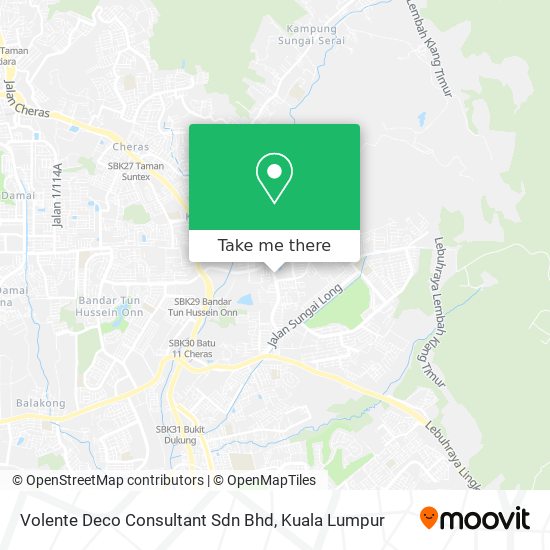 Volente Deco Consultant Sdn Bhd map