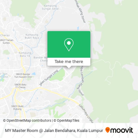Peta MY Master Room @ Jalan Bendahara