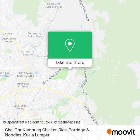 Chai Gor Kampung Chicken Rice, Porridge & Noodles map