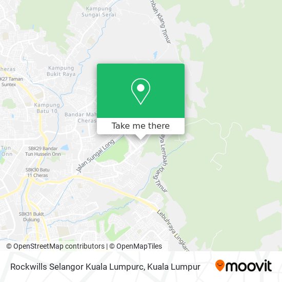 Rockwills Selangor Kuala Lumpurc map