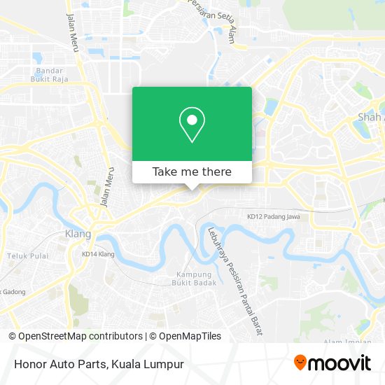 Honor Auto Parts map