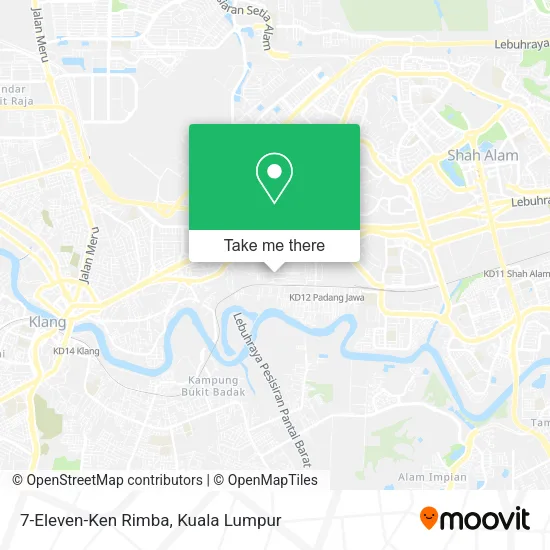 7-Eleven-Ken Rimba map