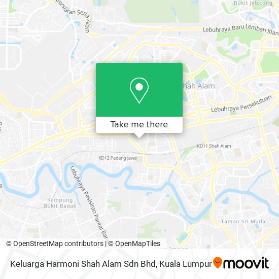 Peta Keluarga Harmoni Shah Alam Sdn Bhd