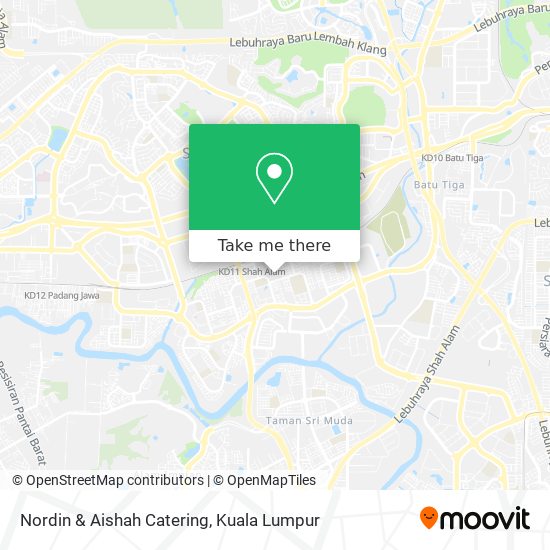 Nordin & Aishah Catering map
