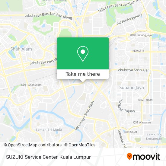 SUZUKI Service Center map