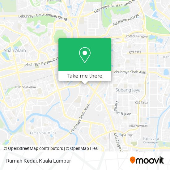 Rumah Kedai map