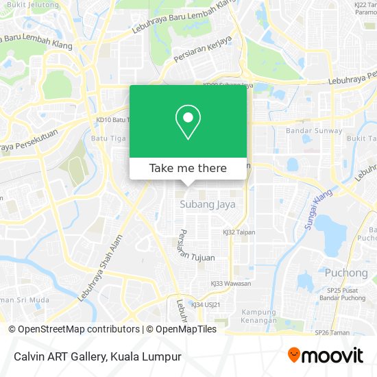 Calvin ART Gallery map
