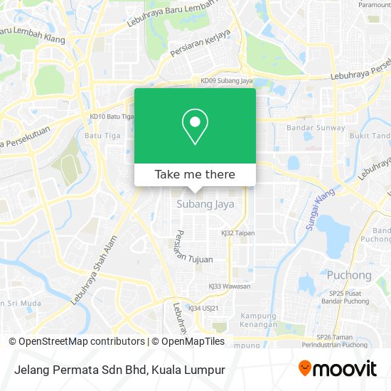 Peta Jelang Permata Sdn Bhd