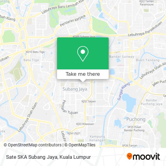 Sate SKA Subang Jaya map