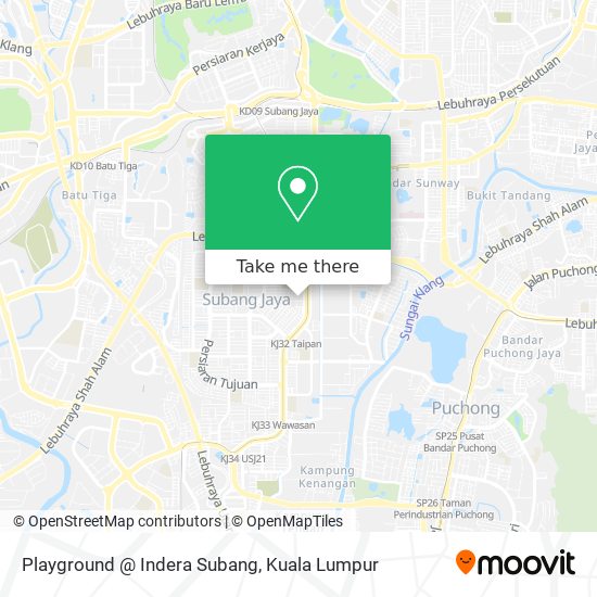 Playground @ Indera Subang map