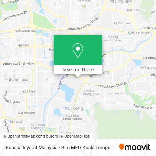 Bahasa Isyarat Malaysia - Bim MFD map