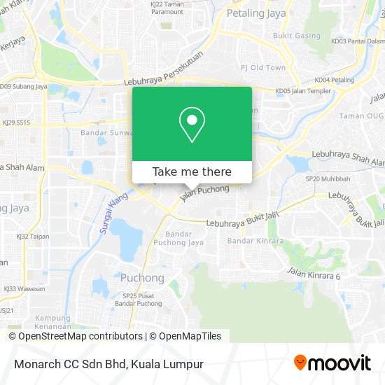 Monarch CC Sdn Bhd map