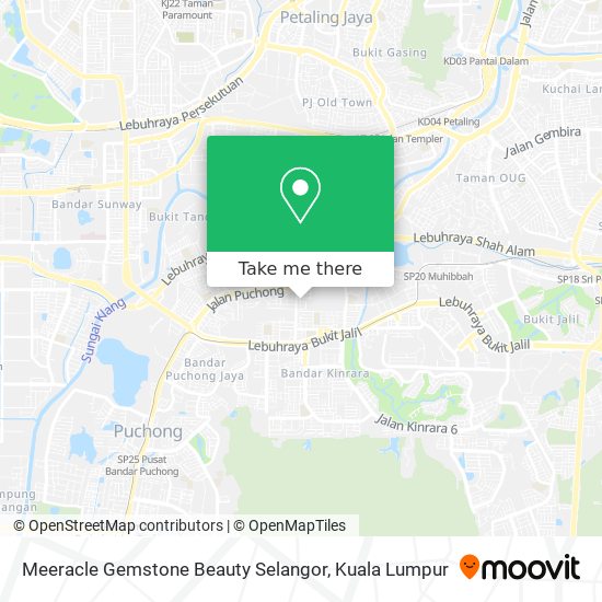 Meeracle Gemstone Beauty Selangor map