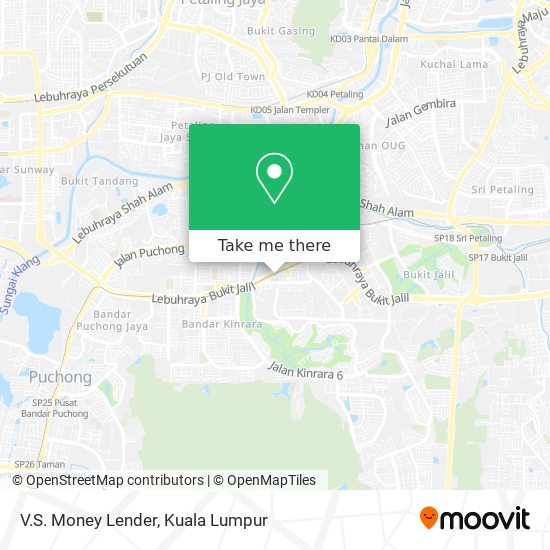 V.S. Money Lender map