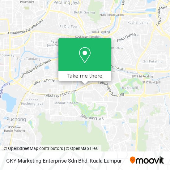 GKY Marketing Enterprise Sdn Bhd map