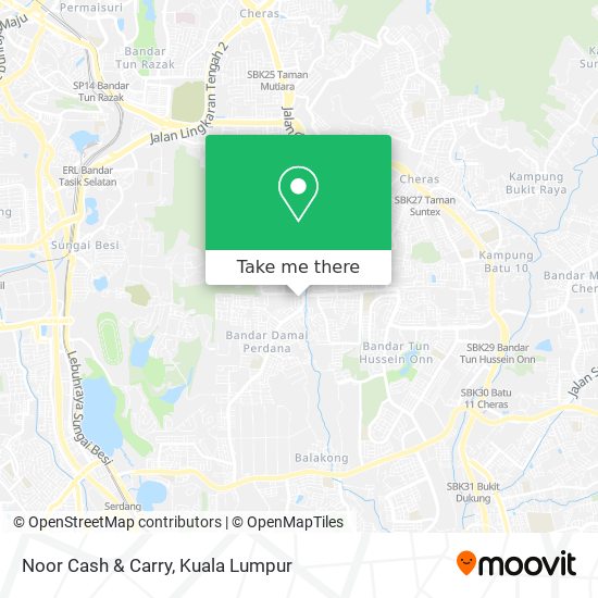 Noor Cash & Carry map