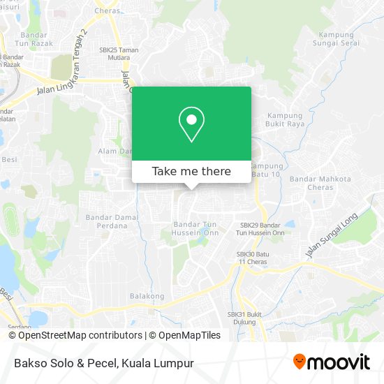 Bakso Solo & Pecel map