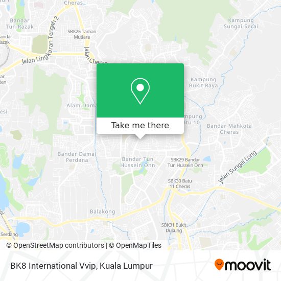 BK8 International Vvip map