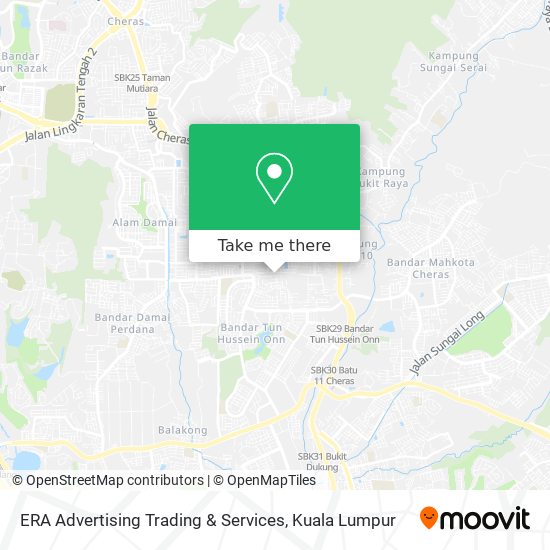 ERA Advertising Trading & Services map