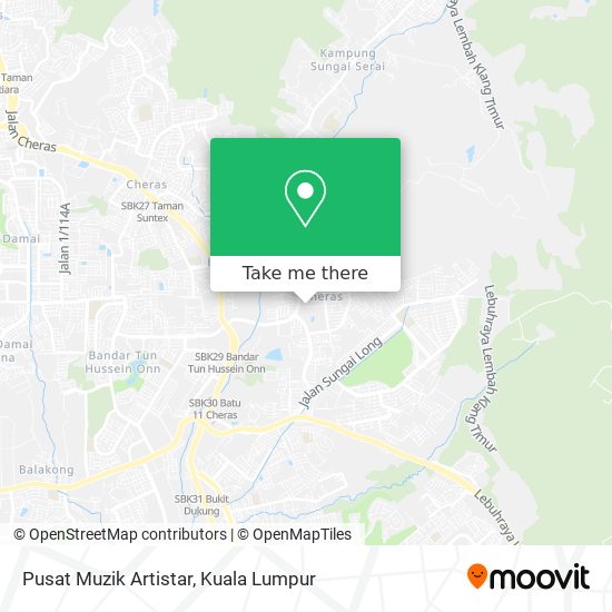 Pusat Muzik Artistar map