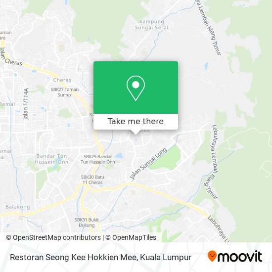 Restoran Seong Kee Hokkien Mee map