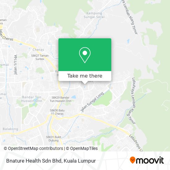 Bnature Health Sdn Bhd map