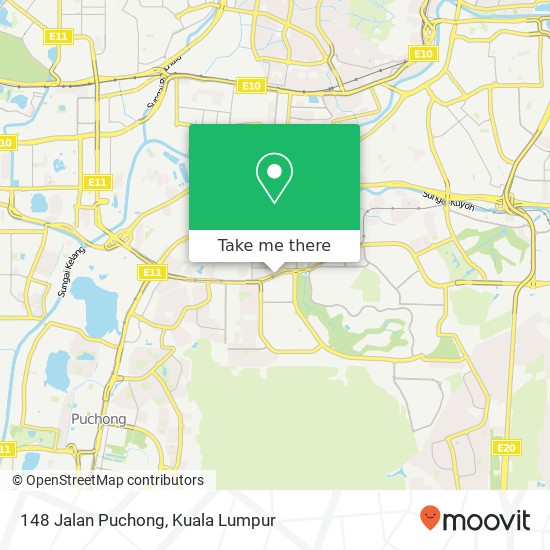 Peta 148 Jalan Puchong