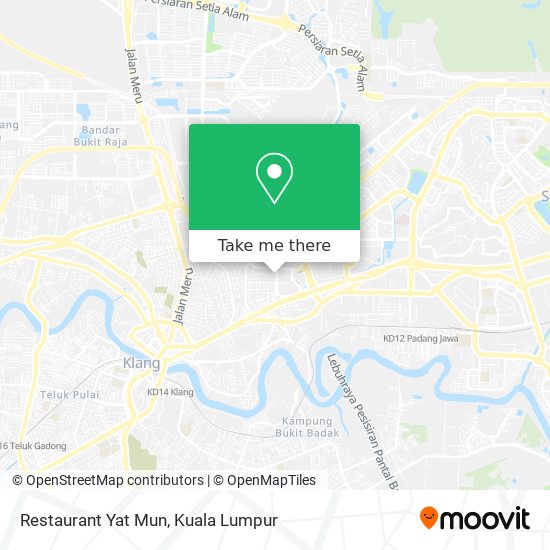 Restaurant Yat Mun map