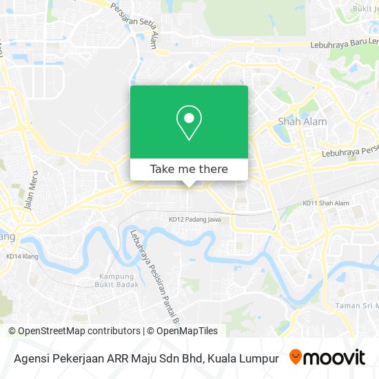 Agensi Pekerjaan ARR Maju Sdn Bhd map