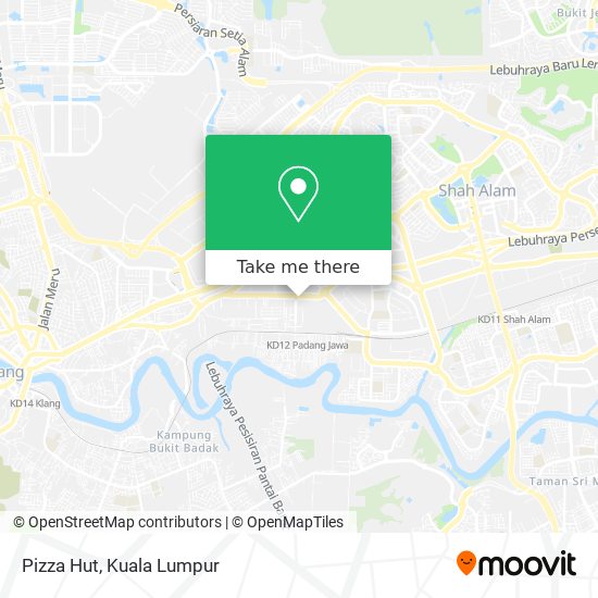 Pizza Hut map