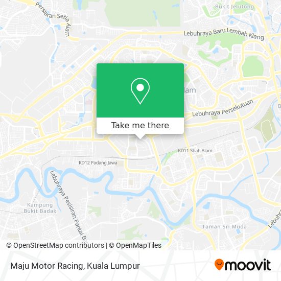 Maju Motor Racing map