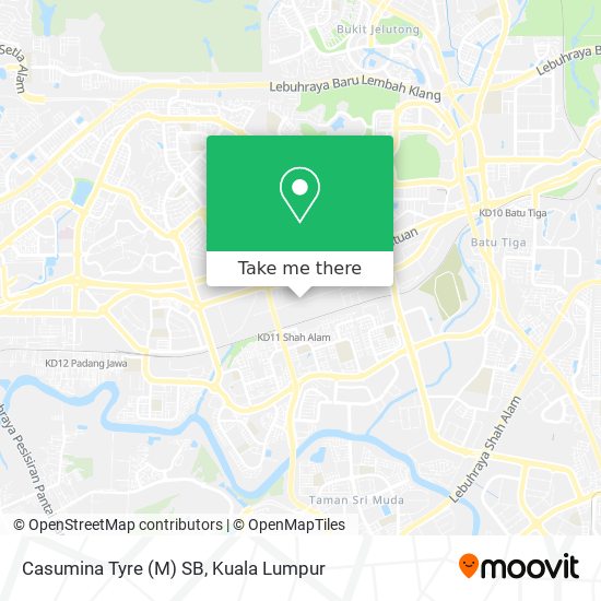Casumina Tyre (M) SB map