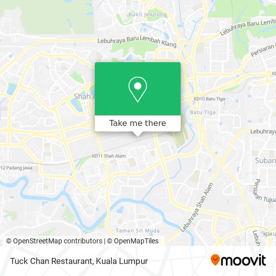 Tuck Chan Restaurant map