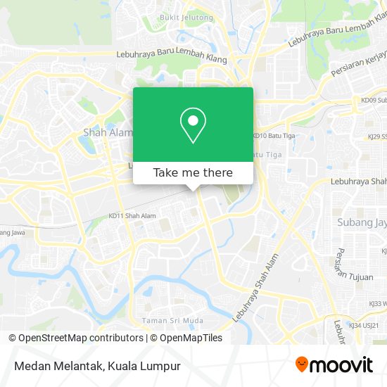 Medan Melantak map