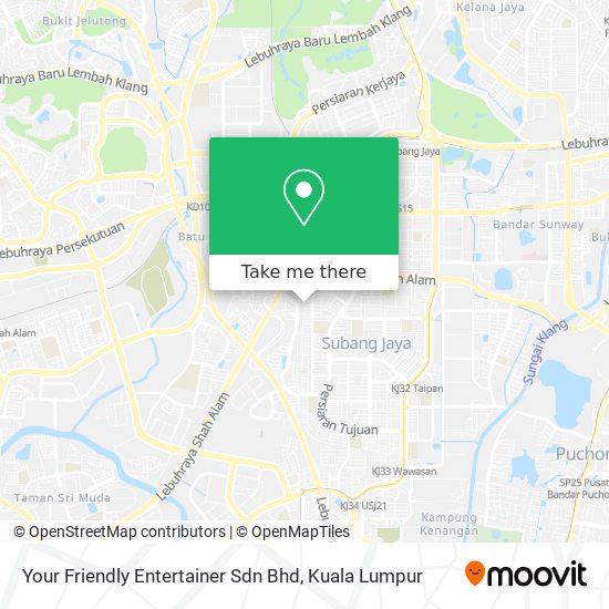 Peta Your Friendly Entertainer Sdn Bhd