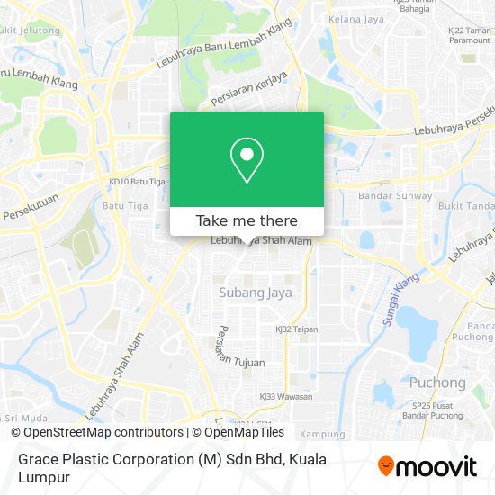 Grace Plastic Corporation (M) Sdn Bhd map