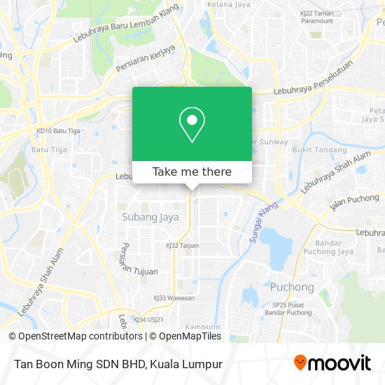 Tan Boon Ming SDN BHD map