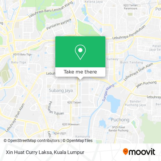 Xin Huat Curry Laksa map