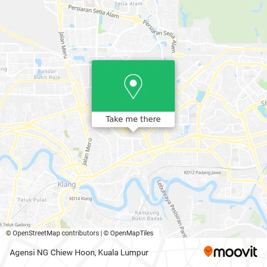 Agensi NG Chiew Hoon map