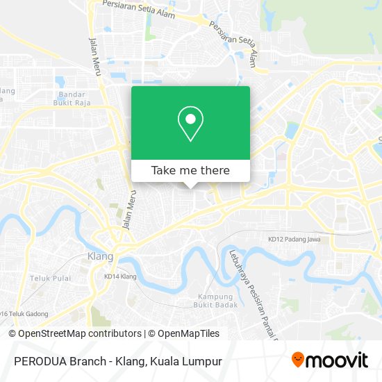 PERODUA Branch - Klang map