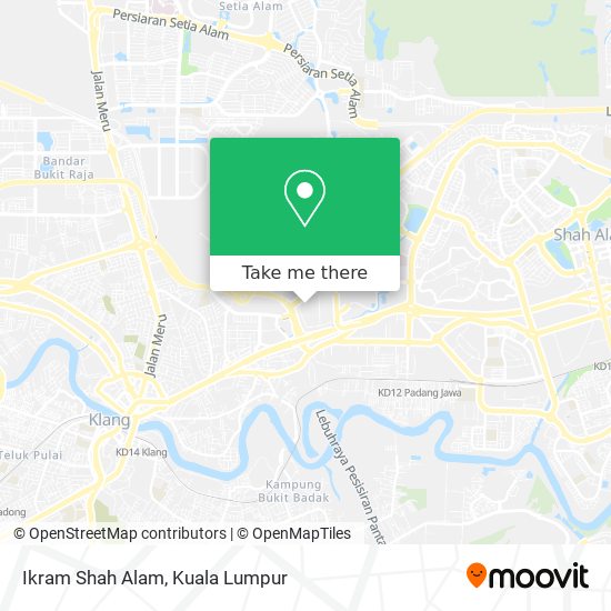 Peta Ikram Shah Alam