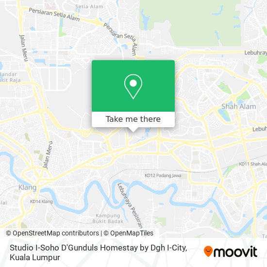 Studio I-Soho D'Gunduls Homestay by Dgh I-City map