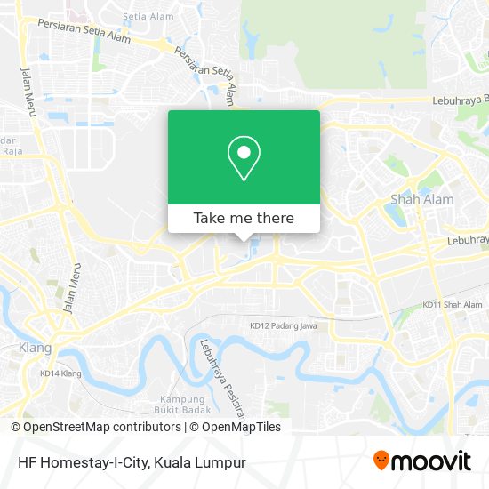HF Homestay-I-City map