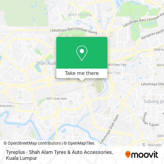 Peta Tyreplus - Shah Alam Tyres & Auto Accessories