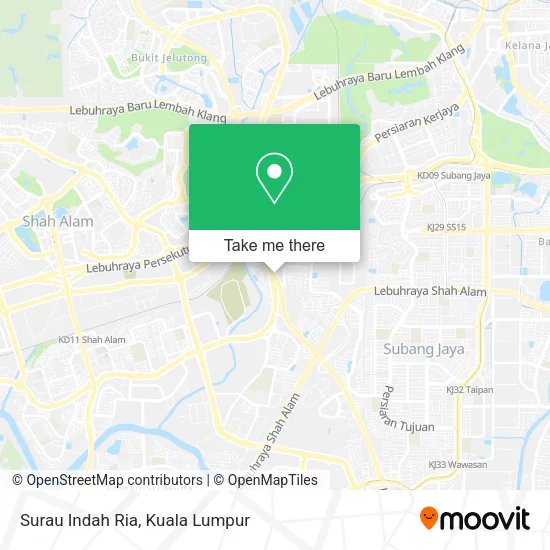 Surau Indah Ria map