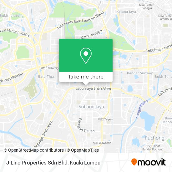 Peta J-Linc Properties Sdn Bhd